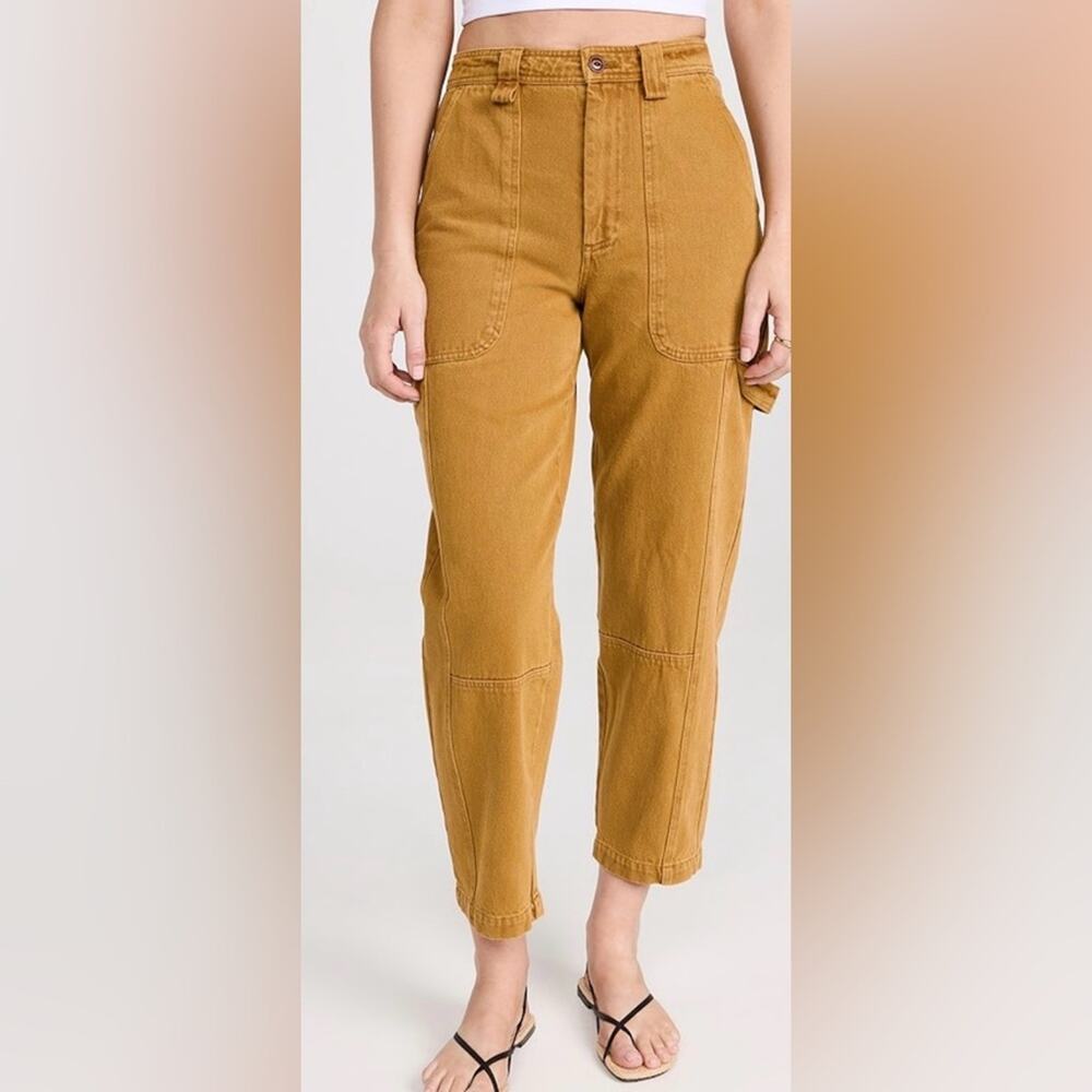 Alex Mill Phoebe Painter Pants in a golden brown wash size 4. - Picture 10 of 11